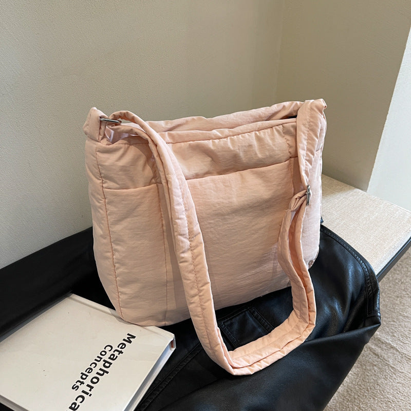 Lightweight Quilted Shoulder Bag