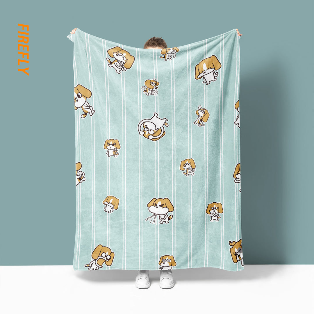 Fun Cartoon-Themed Throw Blanket