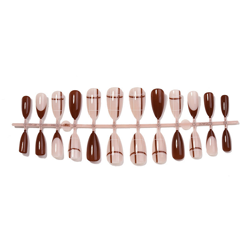 Acrylic Nail Set with Colorful Designs Kalsten