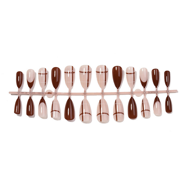 Acrylic Nail Set with Colorful Designs Kalsten