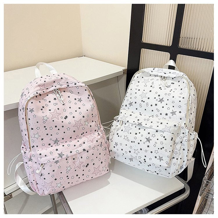 Backpack with Sparkling Star Motif and Charming Pendant Kalsten