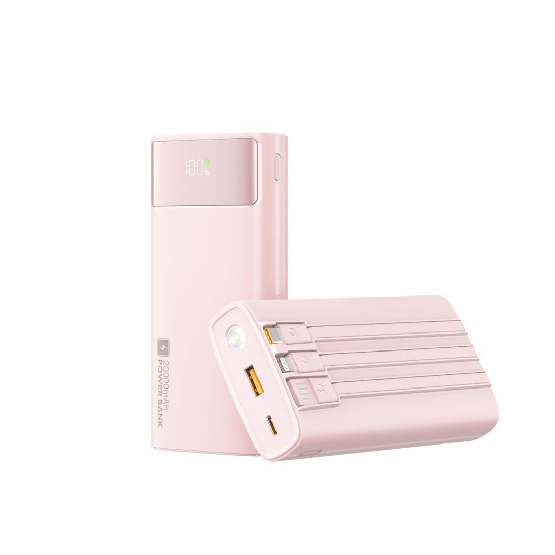 Portable power bank with fast charging port and LED display Kalsten