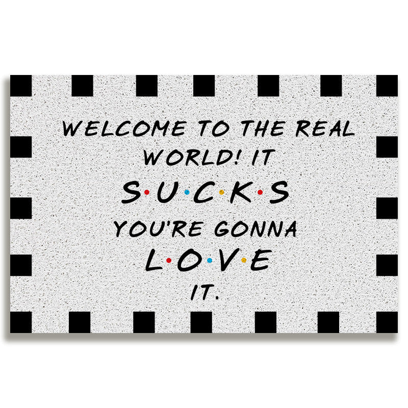 Whimsical Welcome Door Mat Kalsten