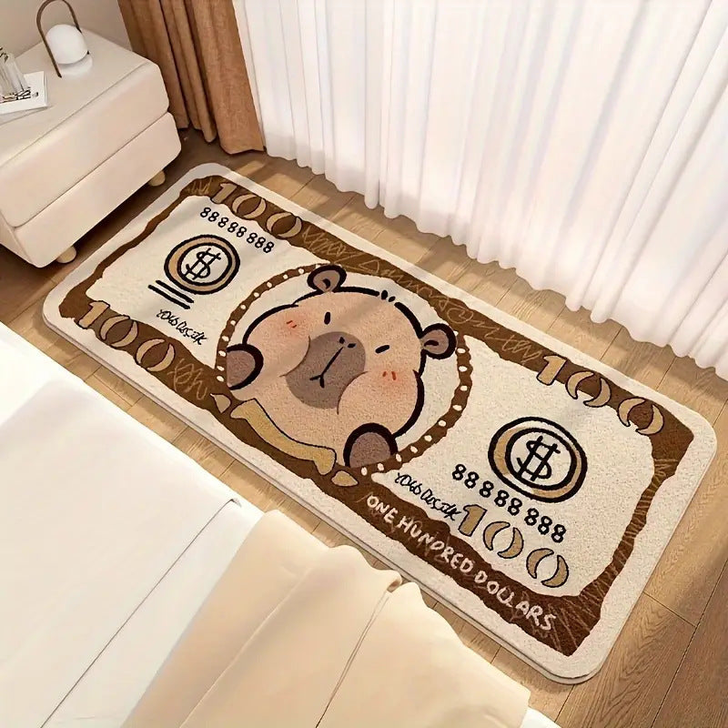 Panda-Themed Plush Area Rug