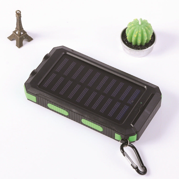 Solar Power Bank with Integrated LED Flashlight and Sturdy Design Kalsten