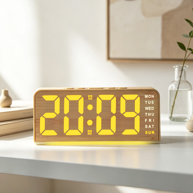 Digital Light Alarm Clock with Temperature Display Kalsten