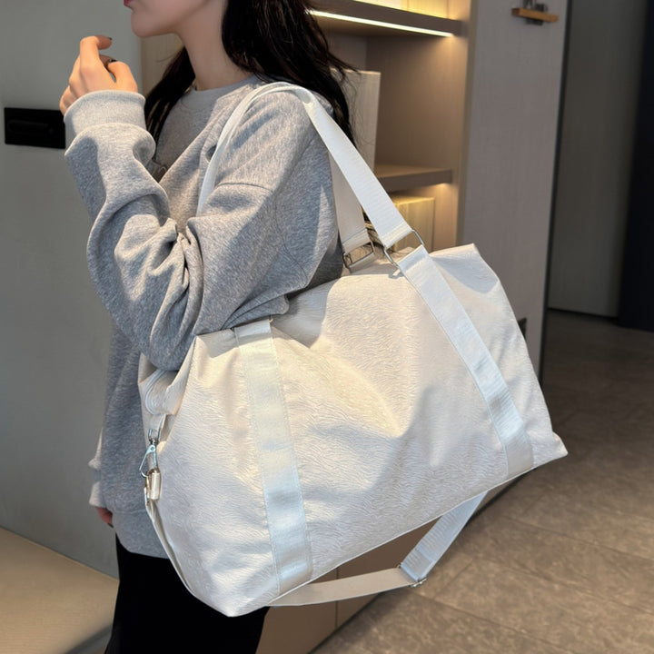 Durable Textured Travel Duffle Bag Kalsten
