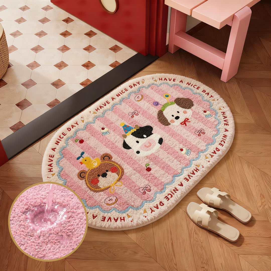 Cartoon Character Bath Rug for Home