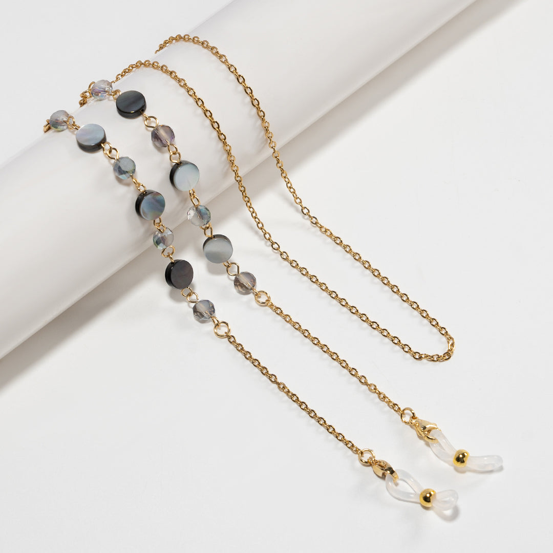 Elegant Crystal Beaded Eyewear Chain Kalsten