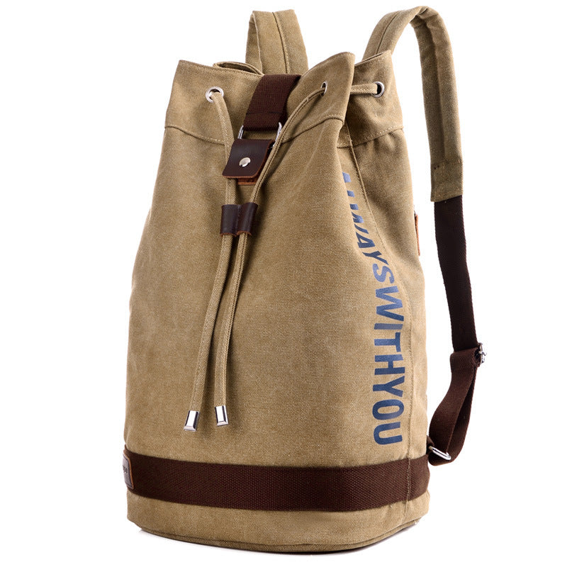 Trendy Canvas Drawstring Backpack Kalsten