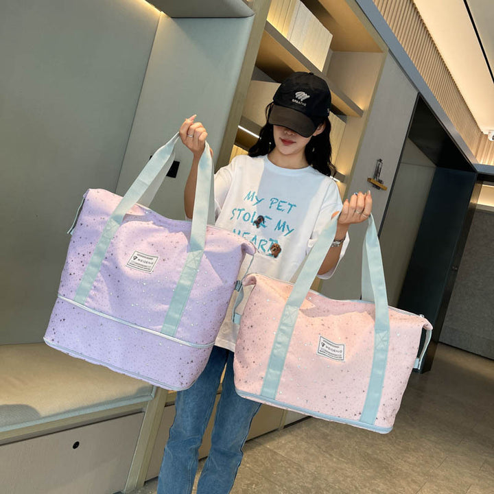 Stylish Multi-Pocket Travel Tote Bag Kalsten