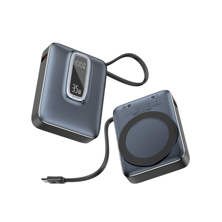 Portable Power Bank with Innovative Wireless Charging Function and Digital Charging Indicator Kalsten