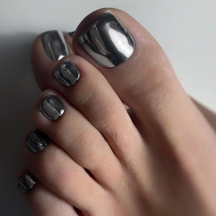 Premium Metallic Toe Nail Set Kalsten