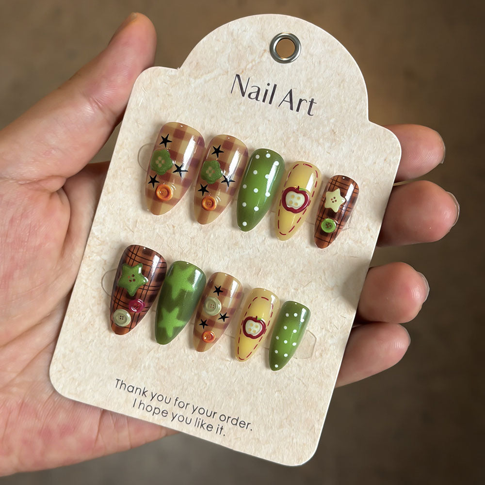 Artistic Decorative Press-On Nails Kalsten