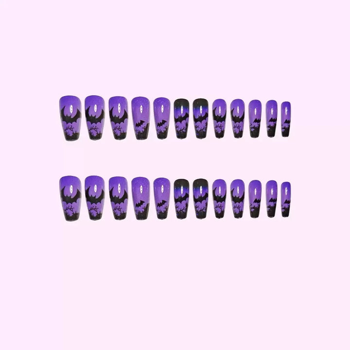 Acrylic nail set with Halloween motif Kalsten