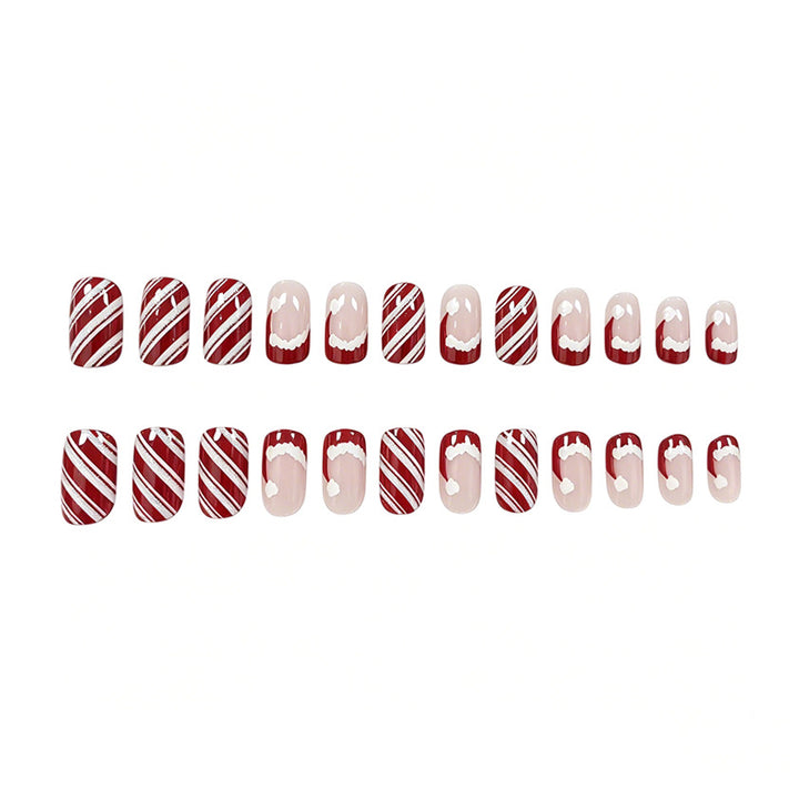 Festive Holiday Themed Acrylic Nail Art Enhancements Kalsten