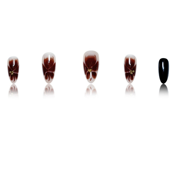 Elegant Pointed Press-On Nail Extensions Kalsten