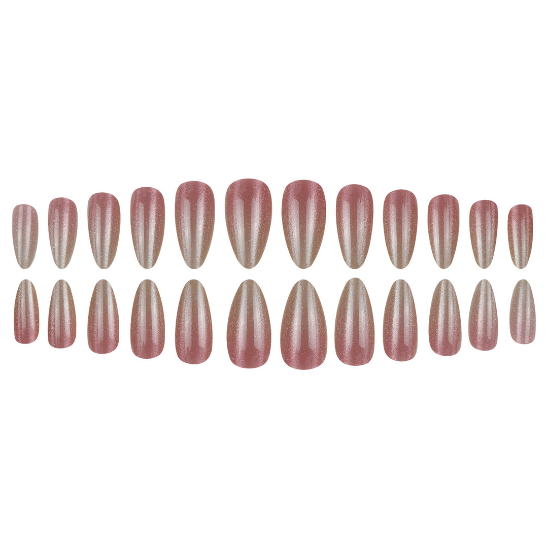 Elegant Glitter Ombre Press-On Nails Kalsten