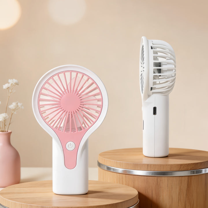 Portable USB Hand Fan with Ergonomic Handle and Variable Speed Control Kalsten