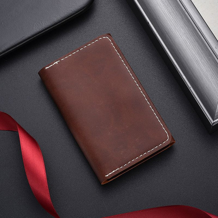 Premium Leather Minimalist Passport Holder Kalsten