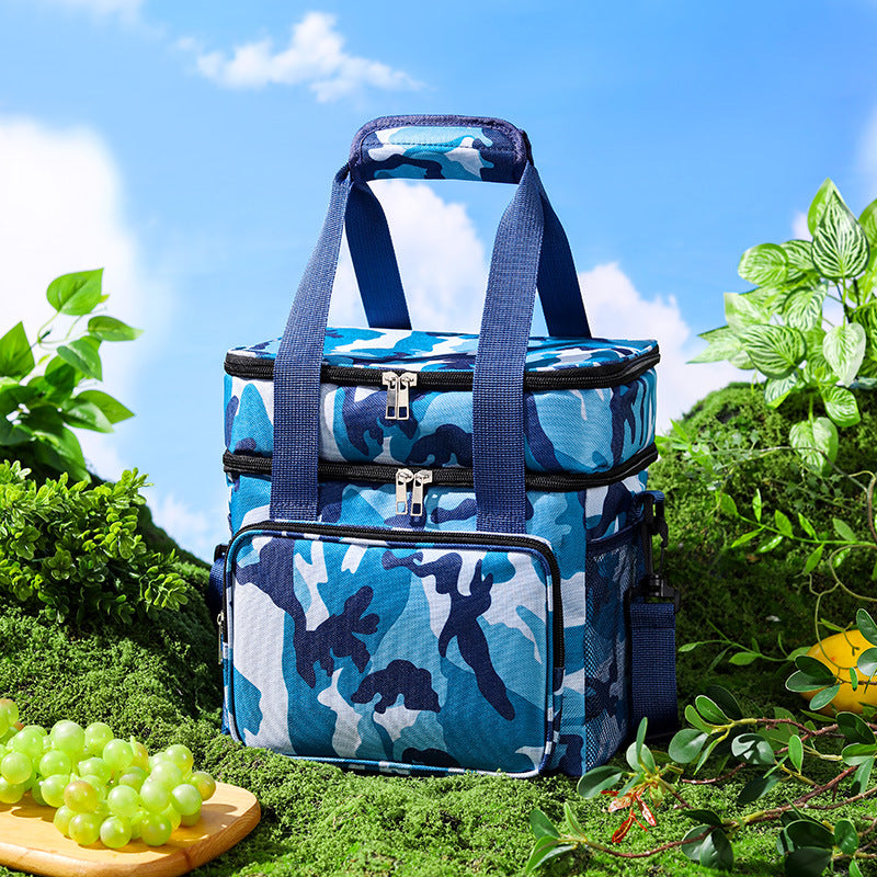 Insulated Camo Lunch Cooler Bag Kalsten