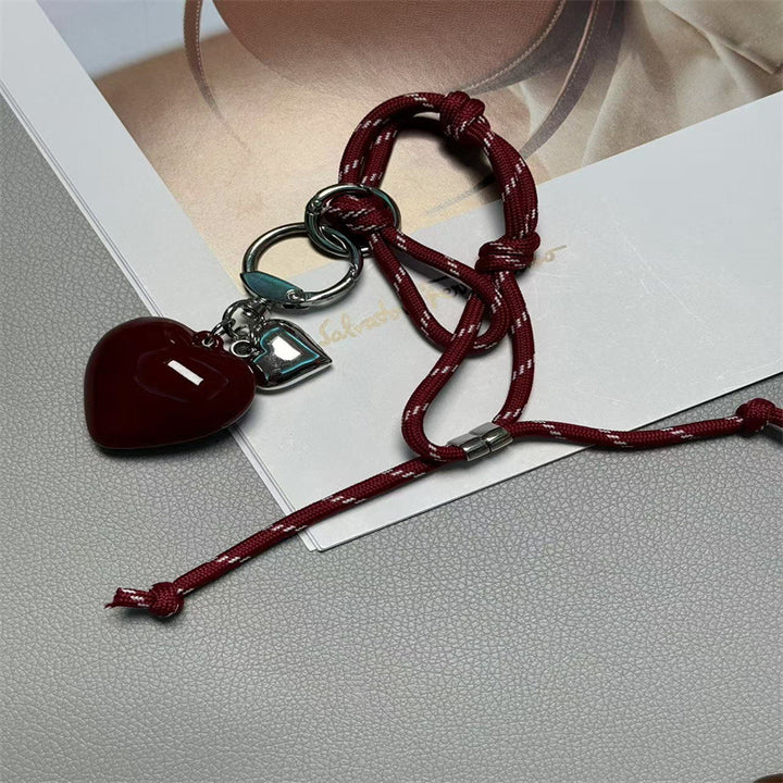 Heart-Shaped Decorative Keychain Kalsten