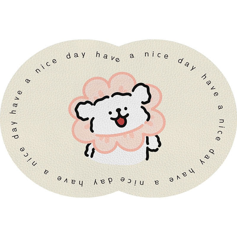 Unisex Cute Cartoon Pet-Themed Mat Kalsten
