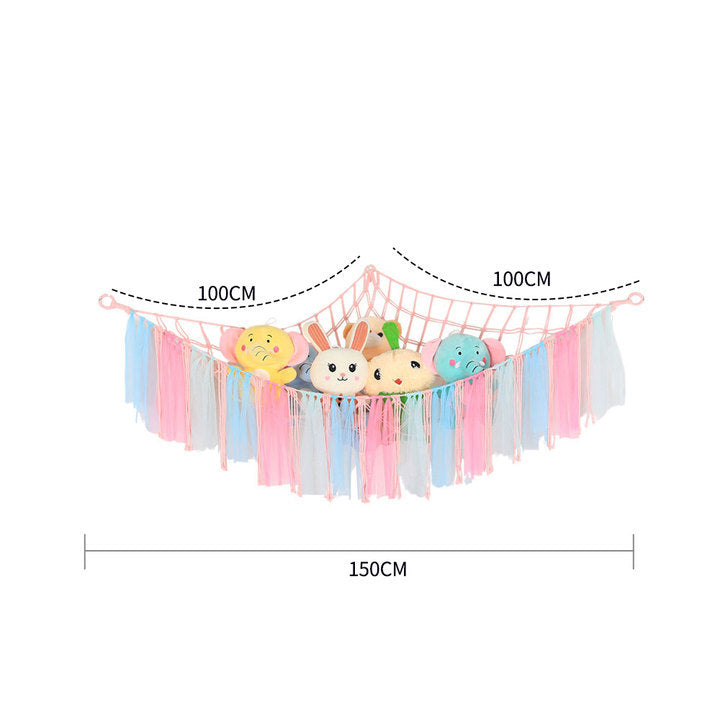 Decorative Soft Toy Storage Hammock