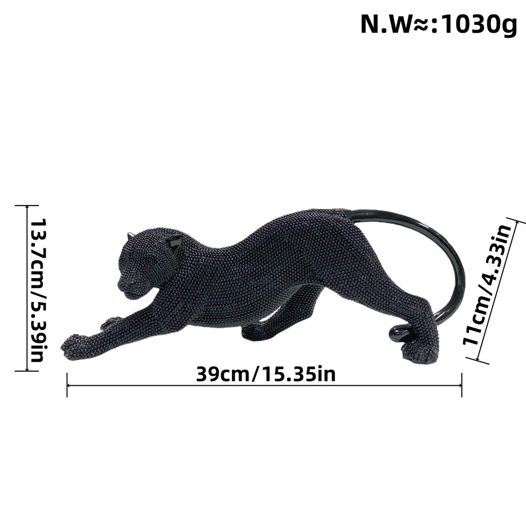 Elegant decorative figure of a panther Kalsten