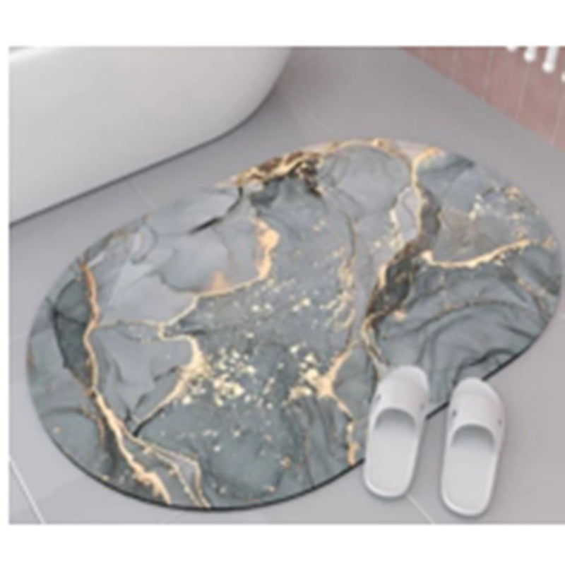 Luxurious Marble Design Bath Mat Kalsten