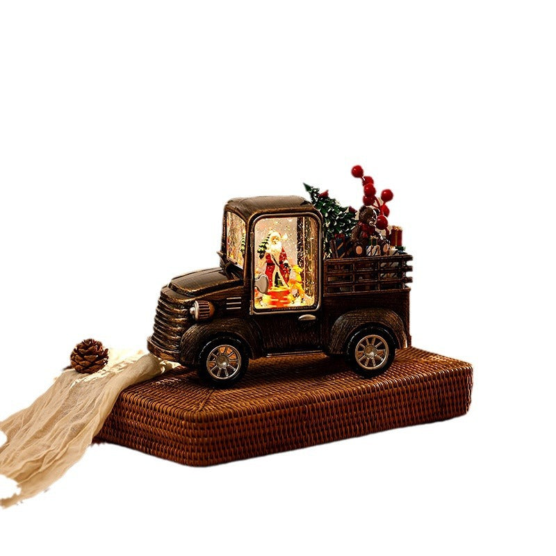 Decorative truck model with Christmas lighting Kalsten