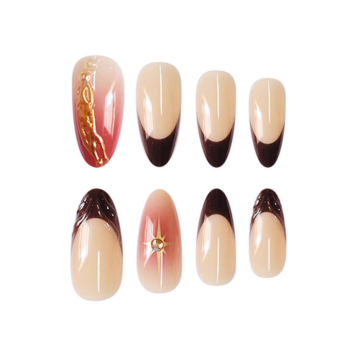 Artistic Gel Press-On Nail Art Kalsten