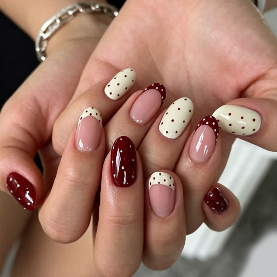 Chic Polka Dot Nail Art Set Kalsten