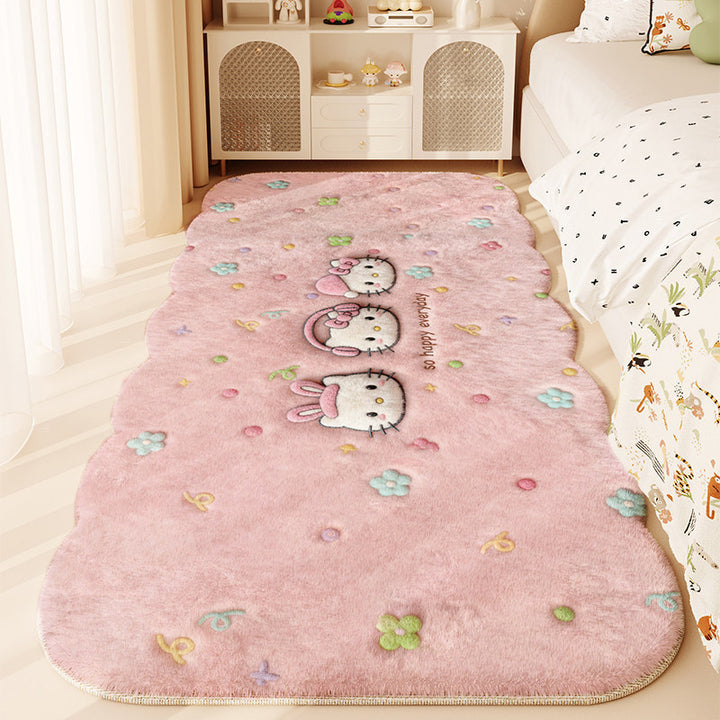 Playful Cartoon Character Area Rug