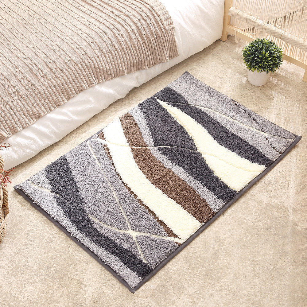 Plush Cat Theme Bath Mat