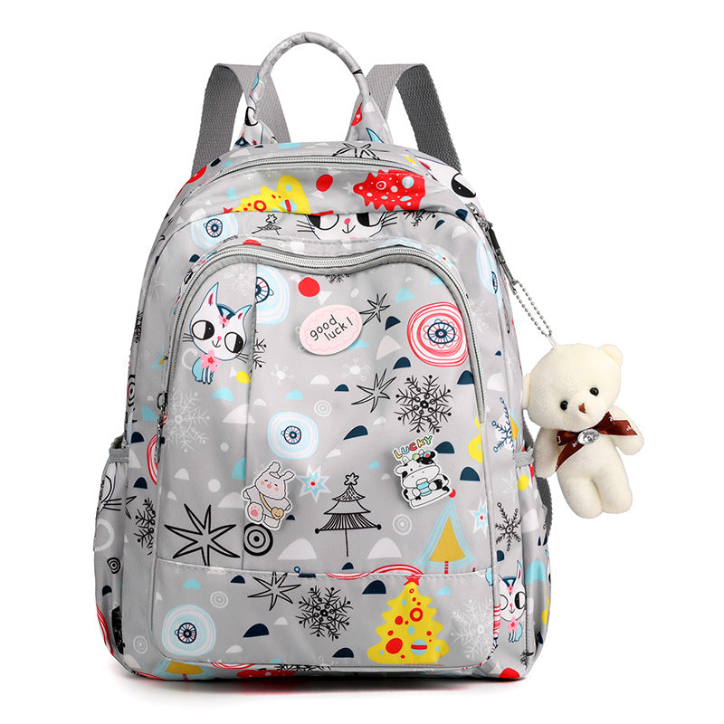 Fun Printed Multi-Compartment Backpack Kalsten