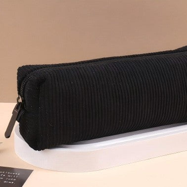 Textured Corduroy Pencil Case Kalsten