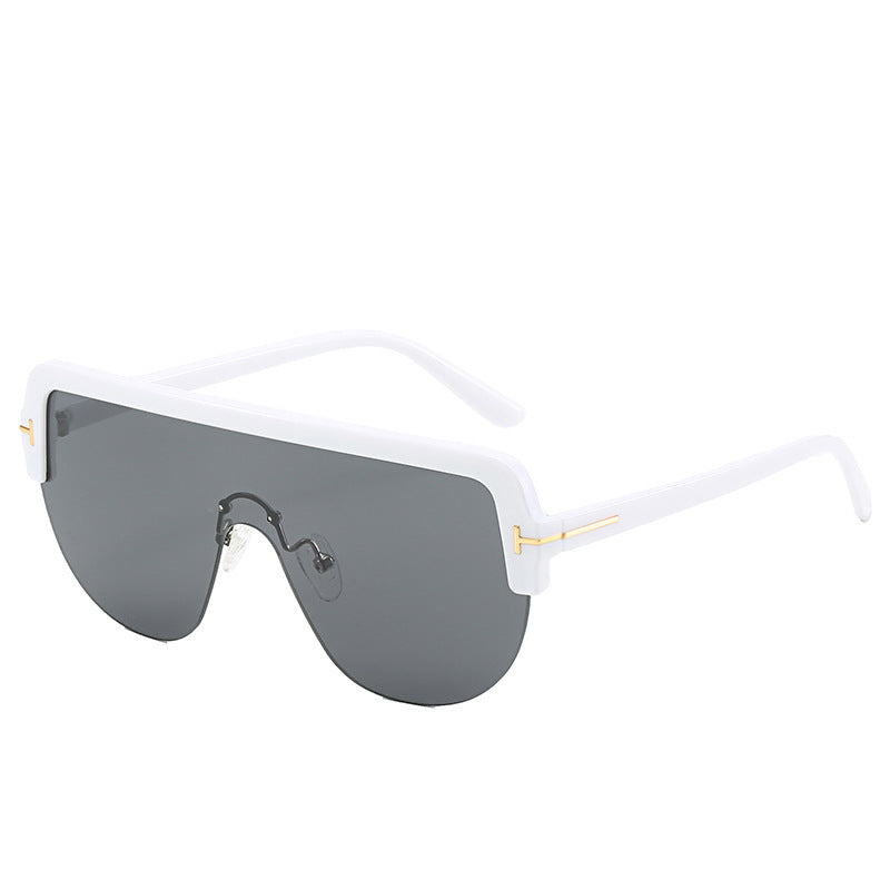 Contemporary Full-Frame Shield Sunglasses Kalsten