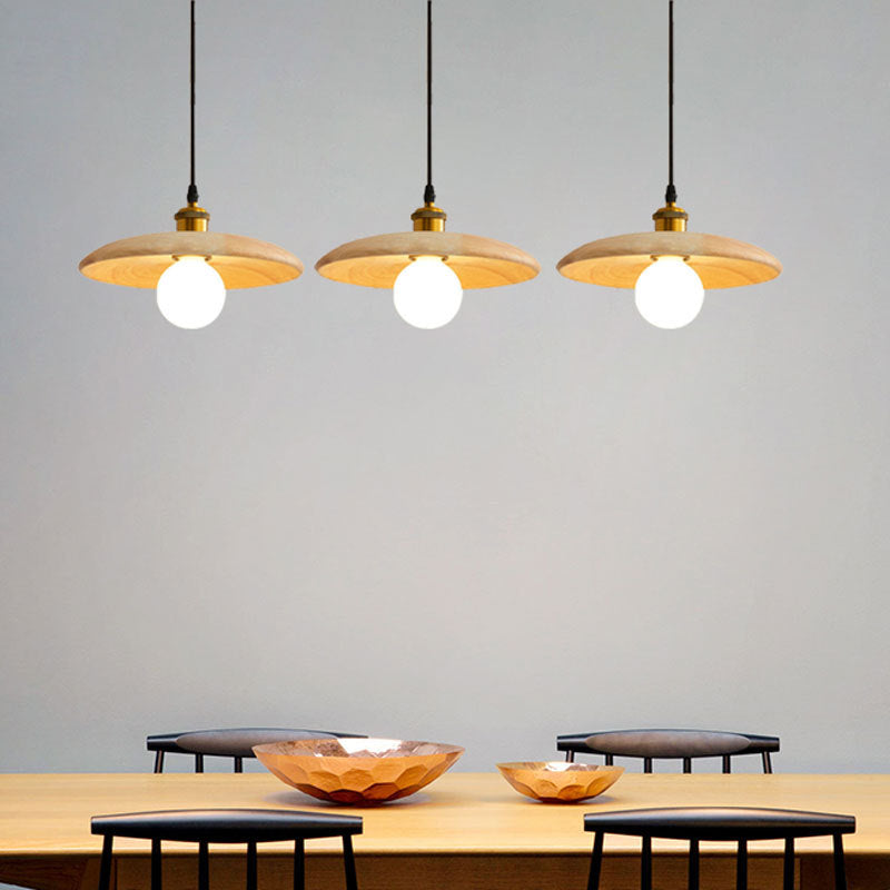 Modern Wooden Pendant Light