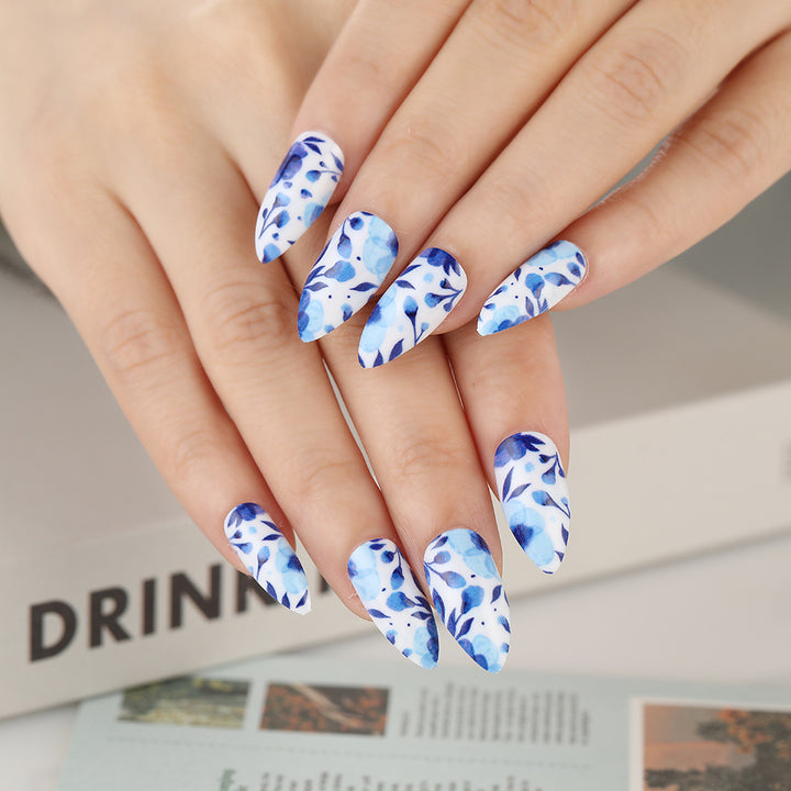 Creative design artificial nails with piano keys motif Kalsten