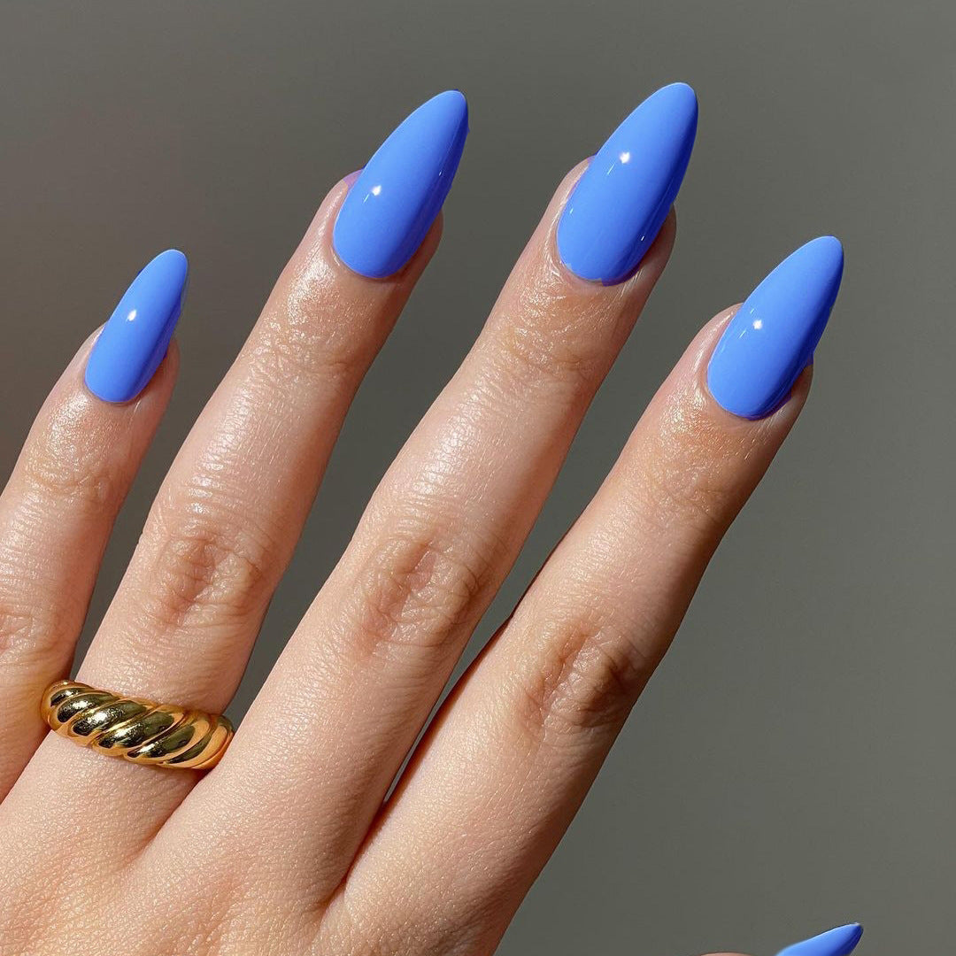 Premium Glossy Almond-Shaped Press-On Nails Kalsten