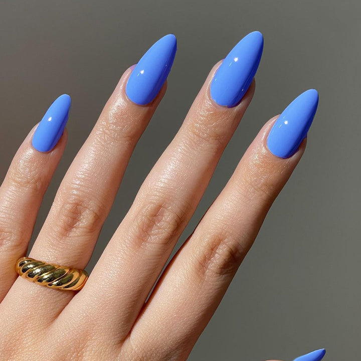 Premium Glossy Almond-Shaped Press-On Nails Kalsten