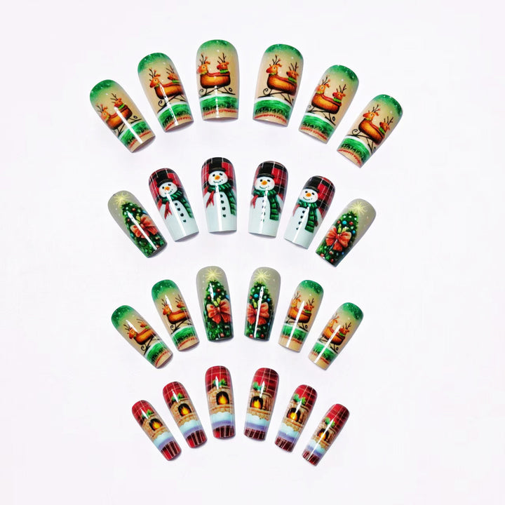 Holiday-Themed Nail Art Design Kalsten