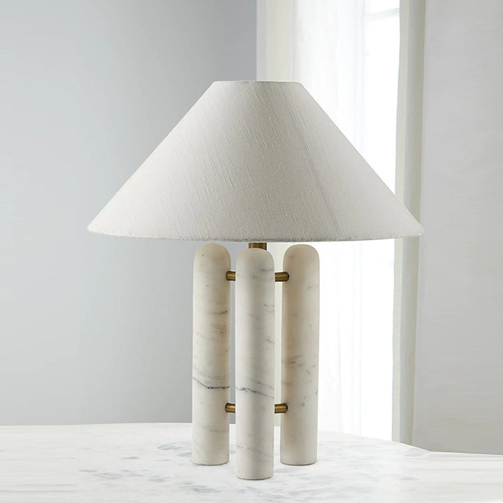 Contemporary Marble Accent Table Lamp