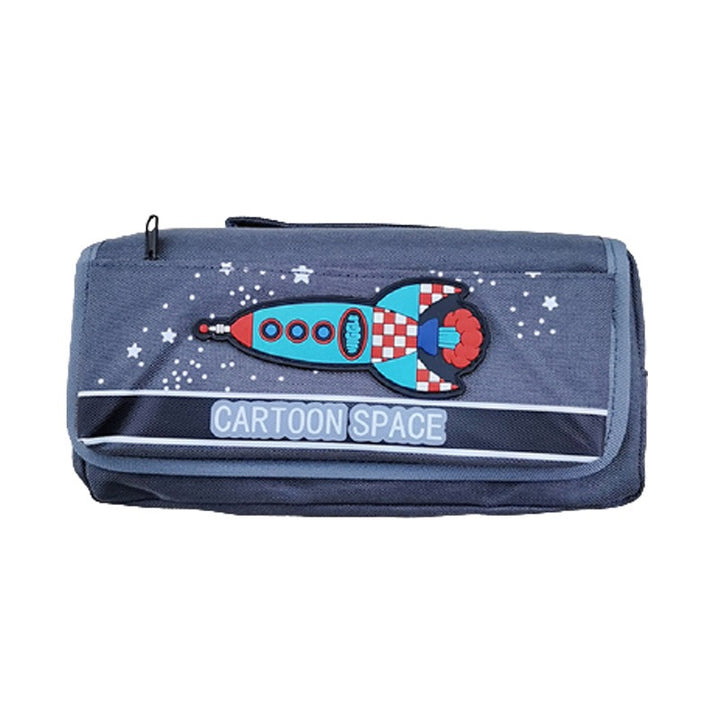 Cartoon-Themed Space Pencil Case