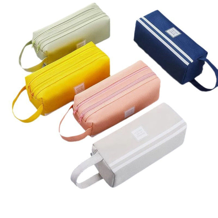 Durable Multi-Zipper Pencil Case