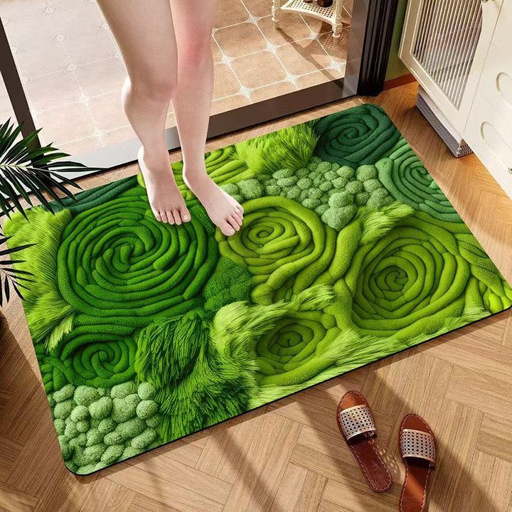 Decorative Plush Bath Mat