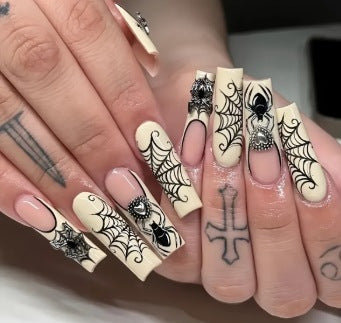 Artistic Halloween-Themed Nail Art Kalsten