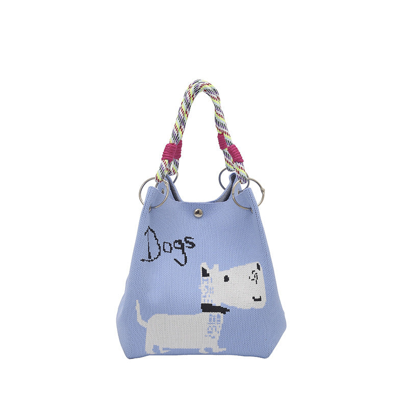 WoFloral Print Textured Handbag Kalsten