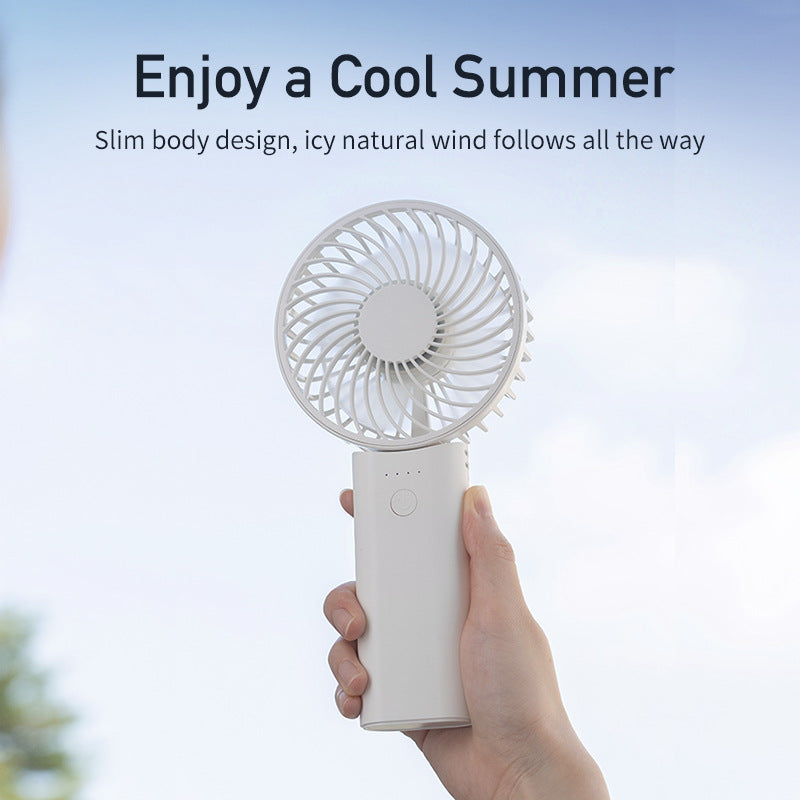 Unisex Wireless Handheld Cooling Fan with Ergonomic Design Kalsten